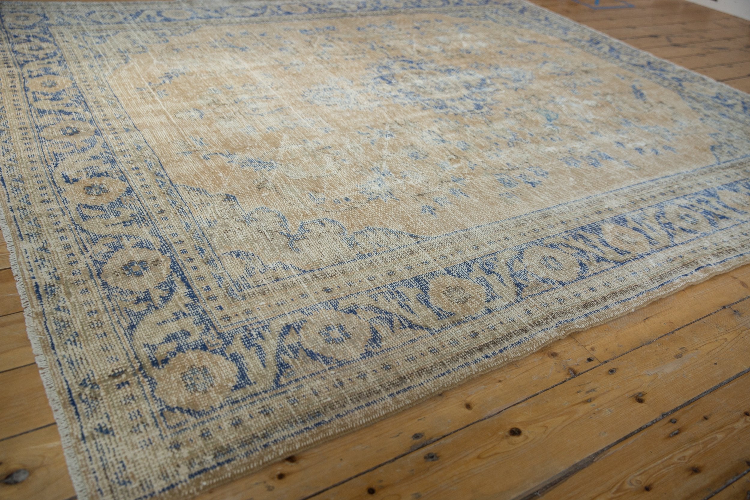 7.5x9 Vintage Distressed Oushak Carpet by Old New House® - product image 8 for Resin Society