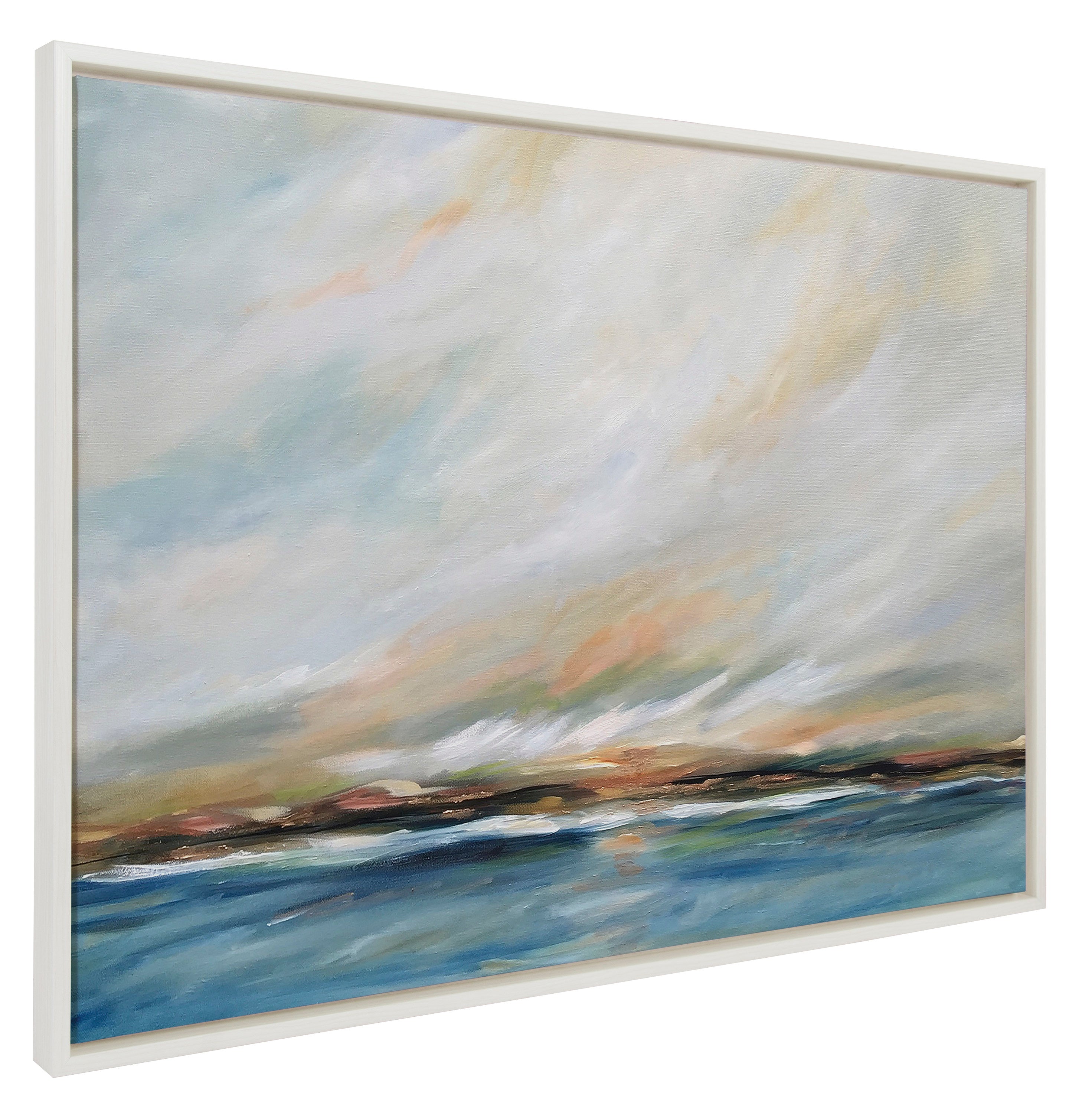 Sylvie Sunday Morning Framed Canvas by Mary Sparrow by kateandlaurel - product image 19 for Resin Society