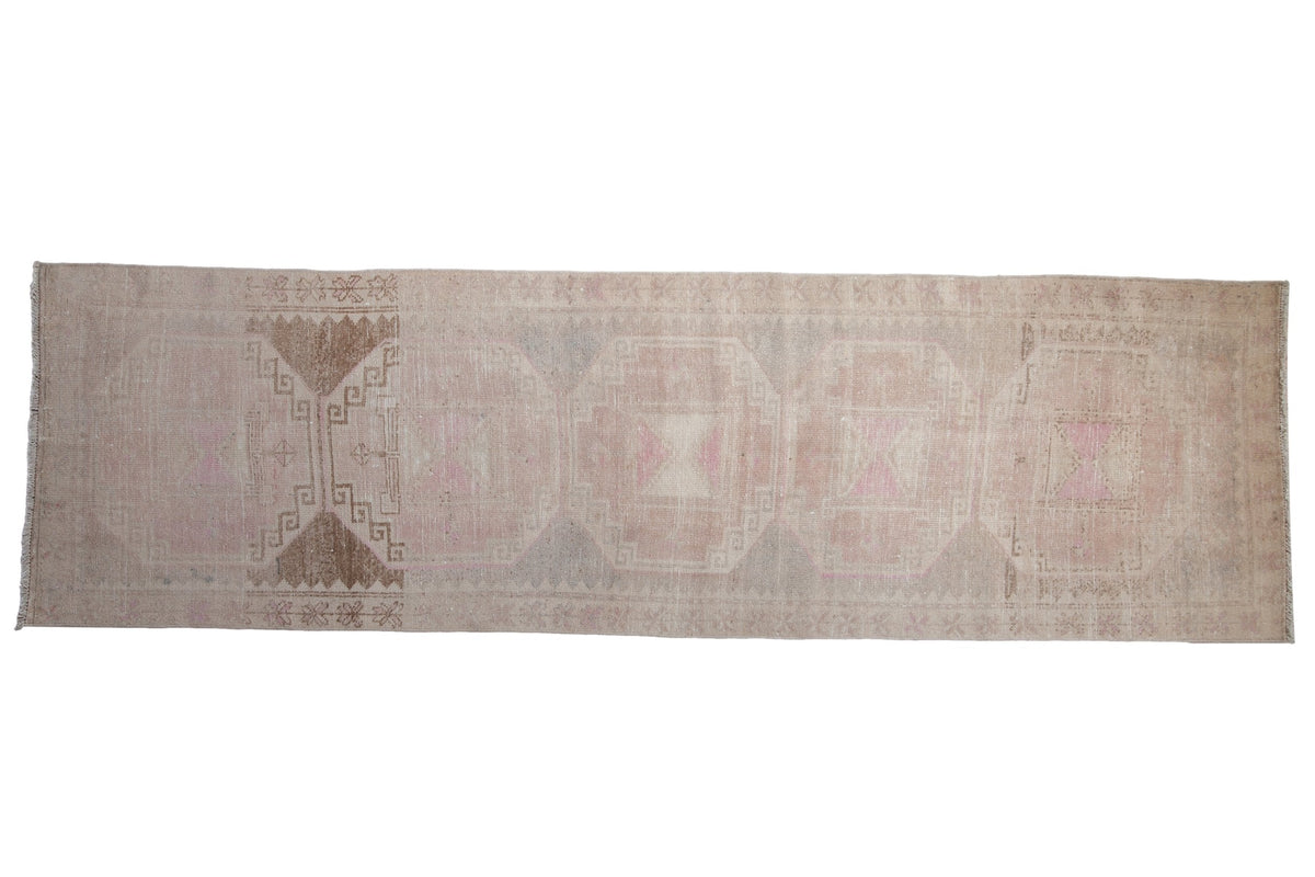 3.5x11.5 Vintage Distressed Oushak Rug Runner by Old New House® - main product image for Resin Society