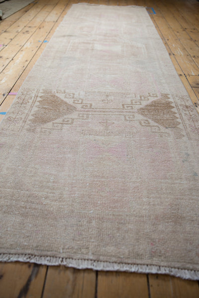 3.5x11.5 Vintage Distressed Oushak Rug Runner by Old New House® - product image 3 for Resin Society