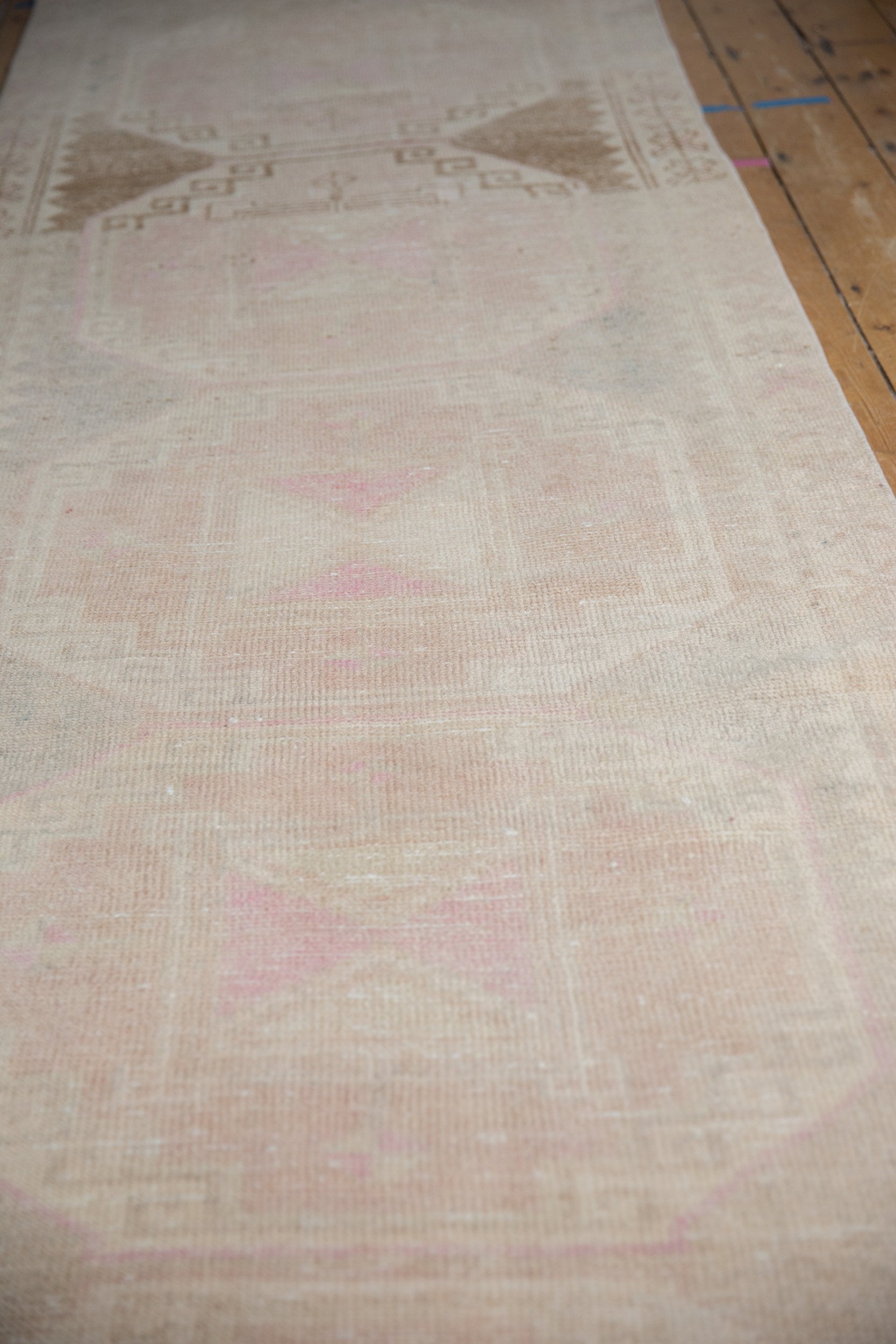 3.5x11.5 Vintage Distressed Oushak Rug Runner by Old New House® - product image 9 for Resin Society