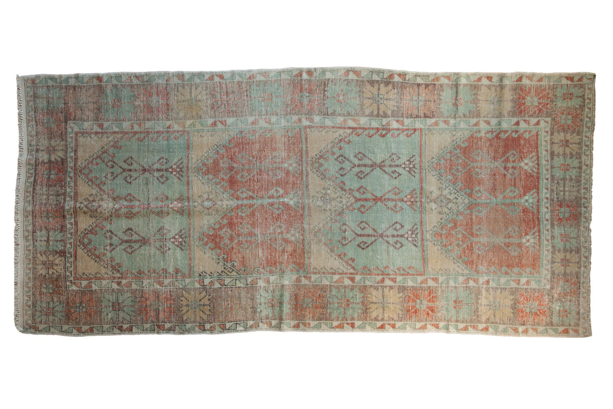 5.5x12 Vintage Distressed Oushak Rug Runner by Old New House® - main product image for Resin Society
