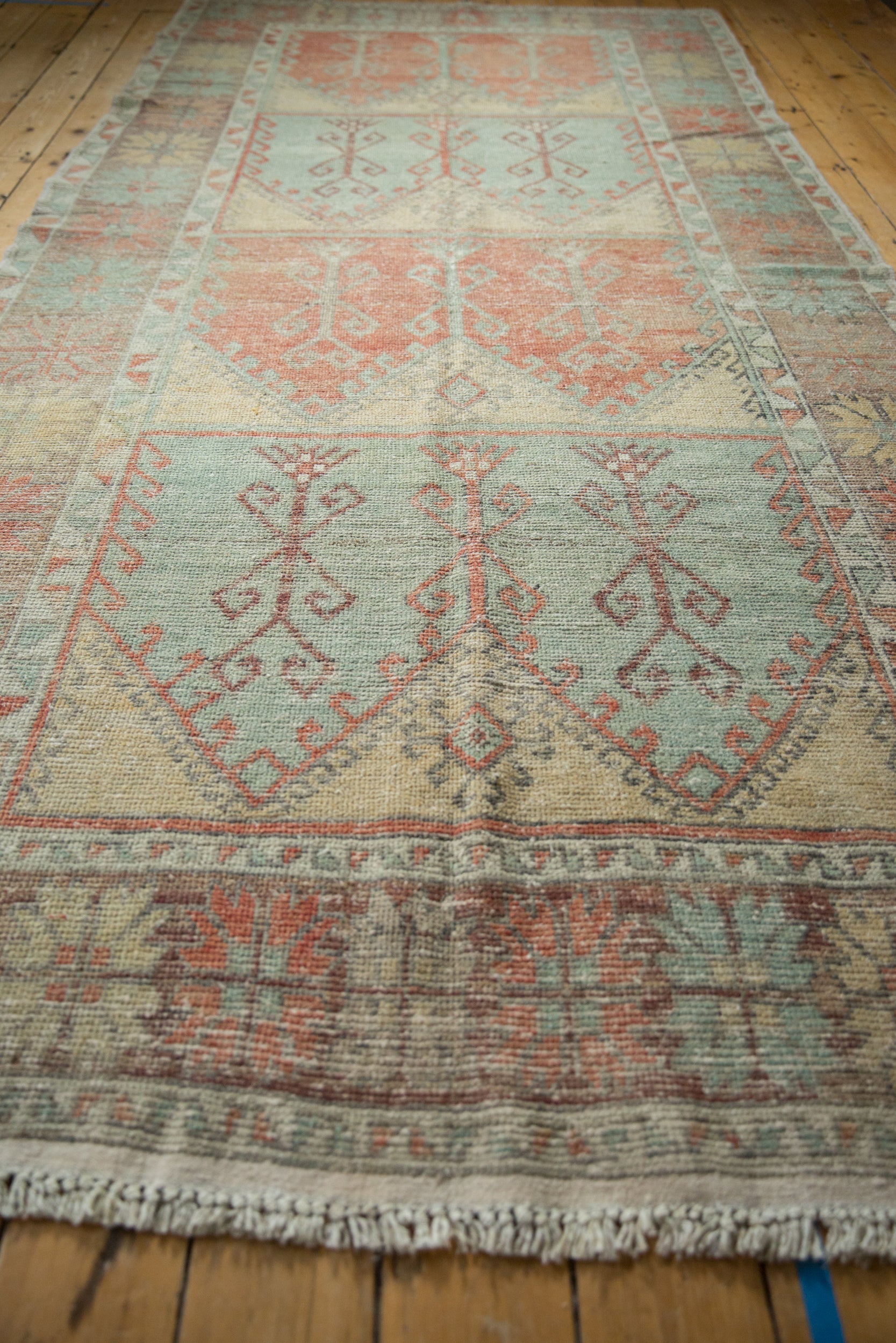 5.5x12 Vintage Distressed Oushak Rug Runner by Old New House® - product image 3 for Resin Society