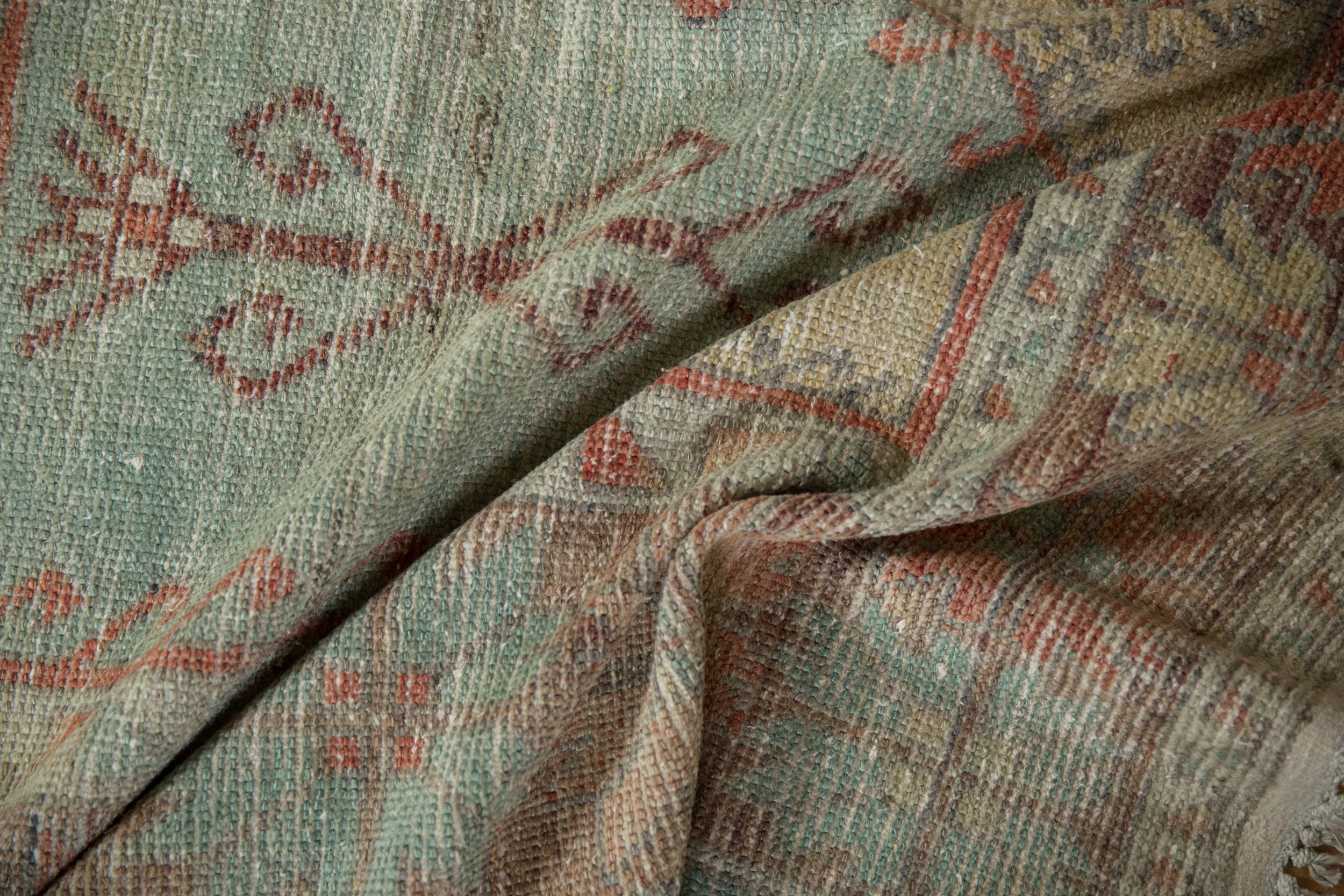 5.5x12 Vintage Distressed Oushak Rug Runner by Old New House® - product image 10 for Resin Society