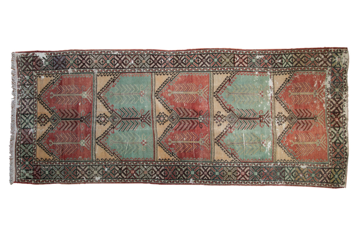5x12.5 Vintage Distressed Oushak Rug Runner by Old New House® - main product image for Resin Society
