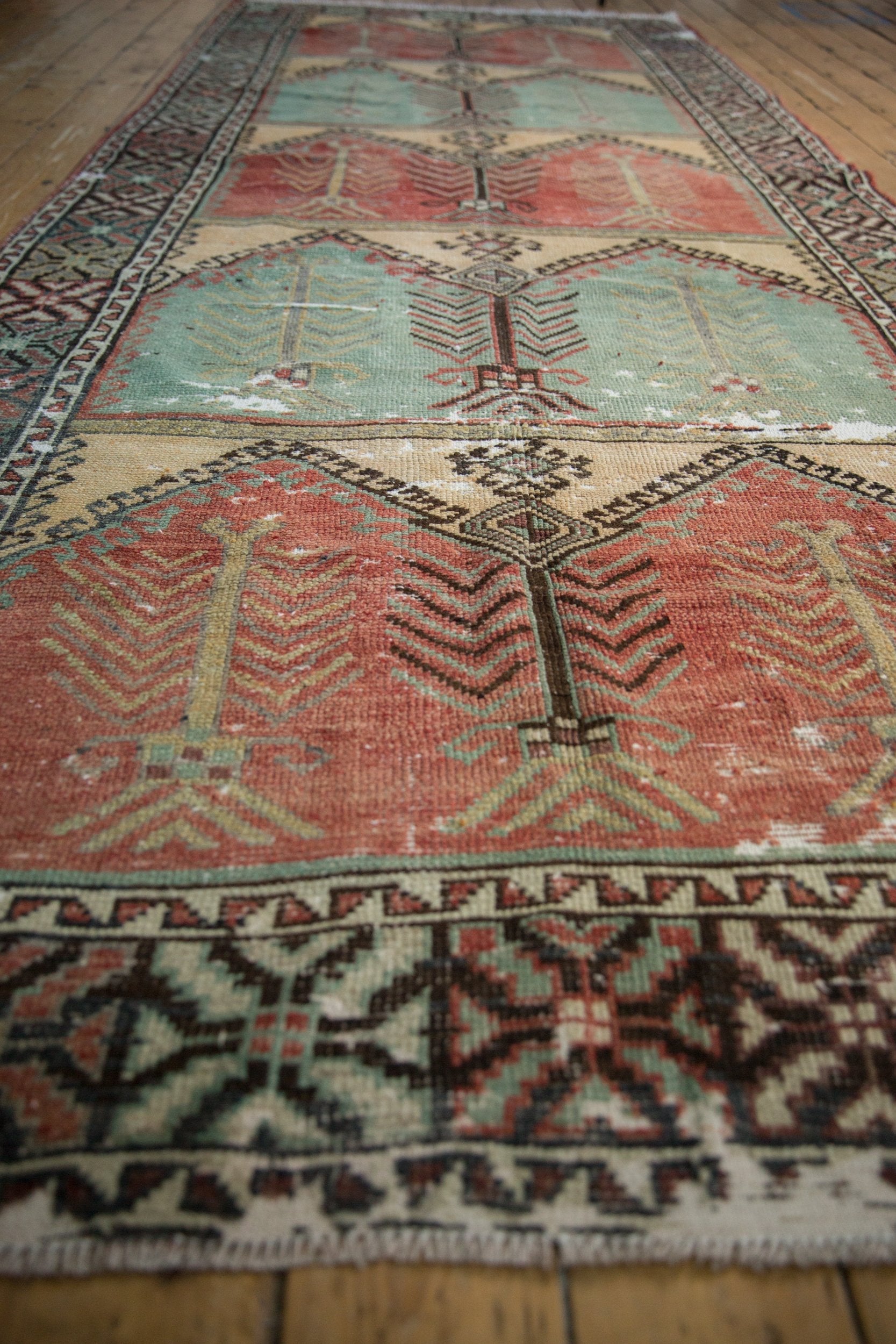 5x12.5 Vintage Distressed Oushak Rug Runner by Old New House® - product image 3 for Resin Society
