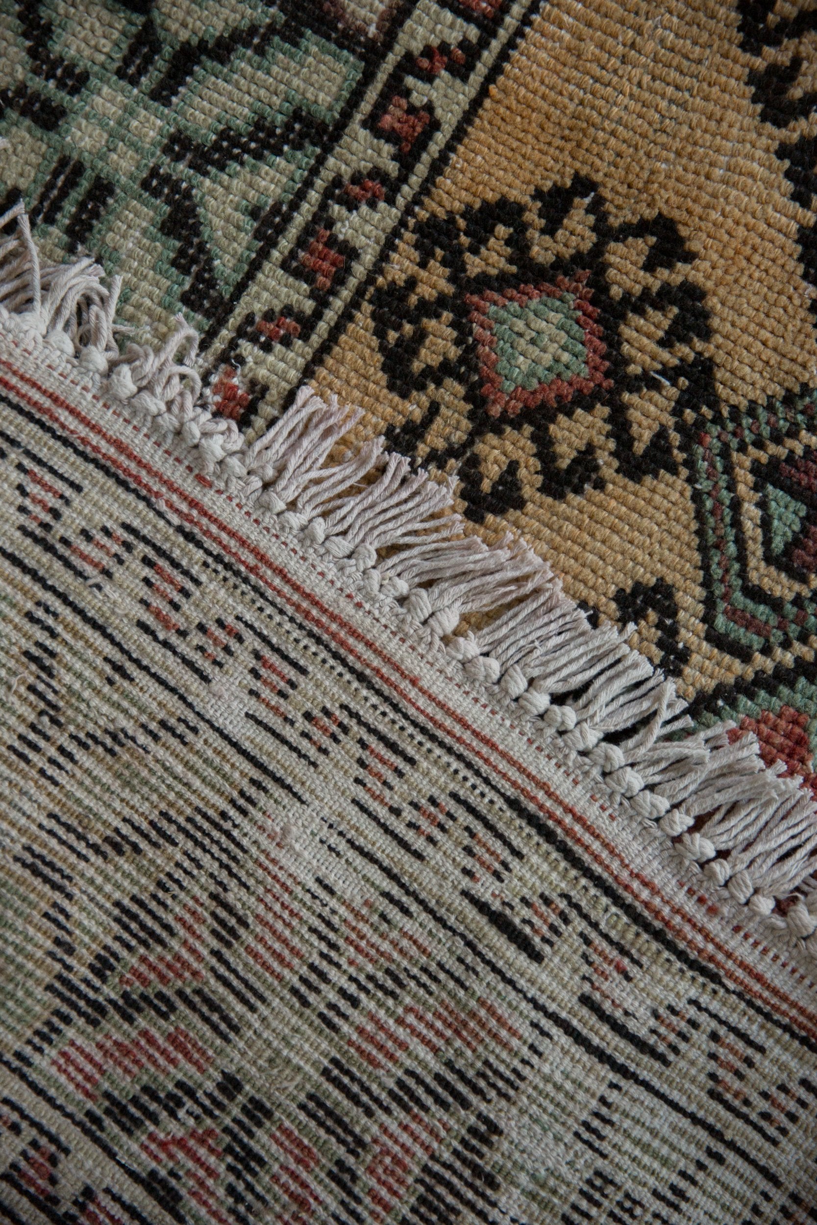5x12.5 Vintage Distressed Oushak Rug Runner by Old New House® - product image 11 for Resin Society