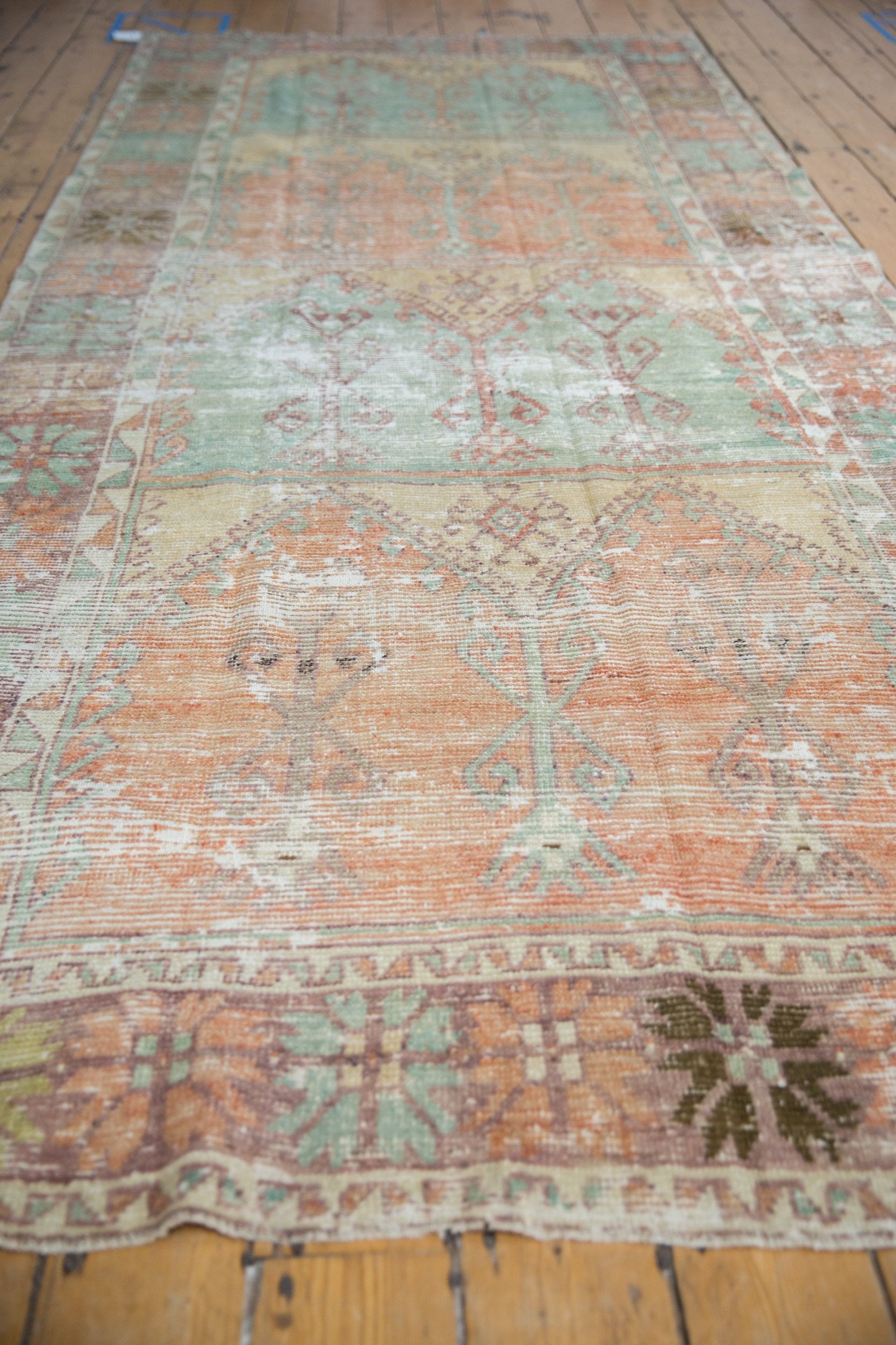 RESERVED 5x11.5 Vintage Distressed Oushak Rug Runner