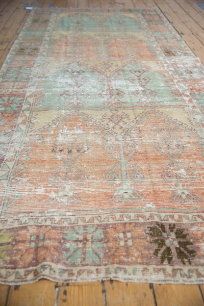 RESERVED 5x11.5 Vintage Distressed Oushak Rug Runner