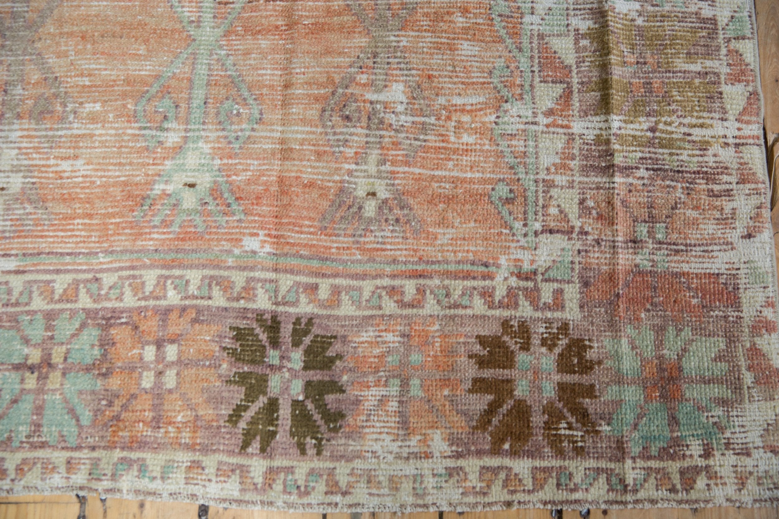 RESERVED 5x11.5 Vintage Distressed Oushak Rug Runner