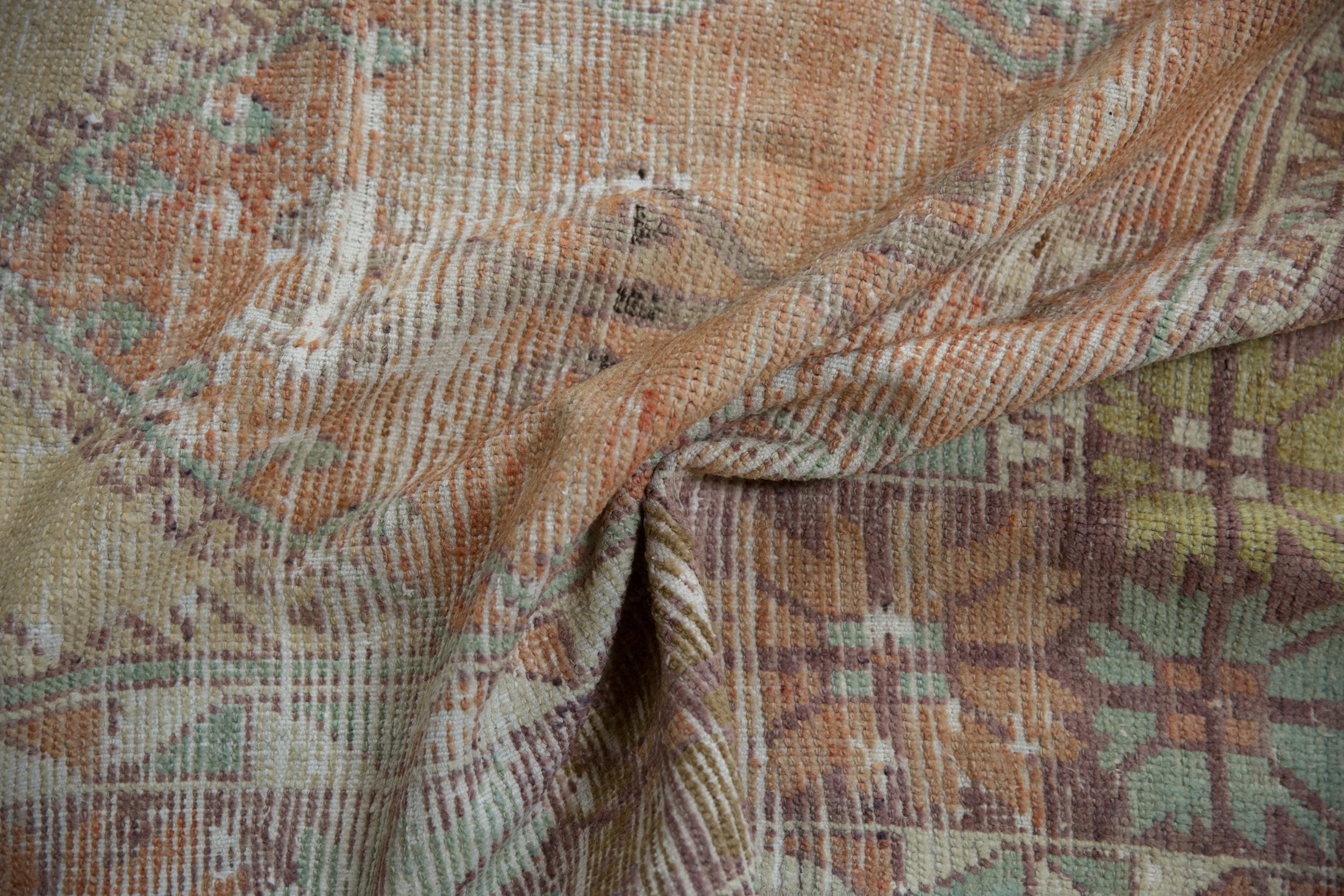 RESERVED 5x11.5 Vintage Distressed Oushak Rug Runner