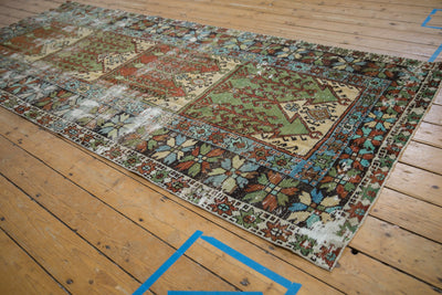 4.5x10.5 Vintage Distressed Oushak Rug Runner