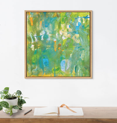 Sylvie Mango Framed Canvas by kateandlaurel - product image 7 for Resin Society