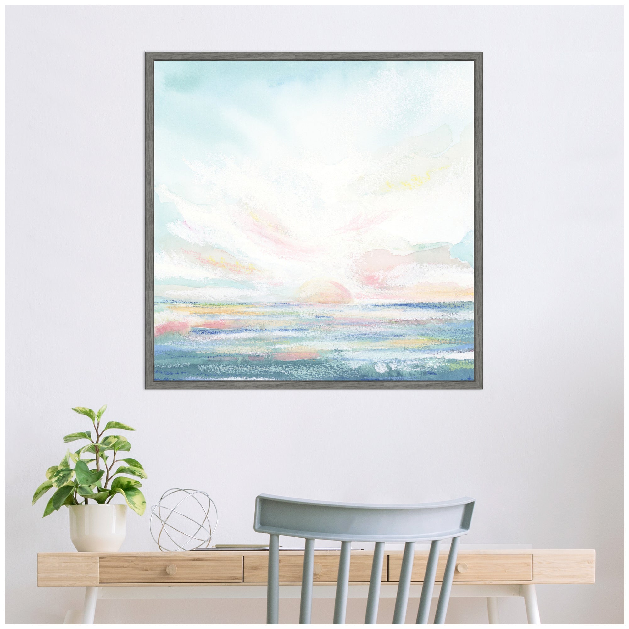 Sylvie Heavenly Framed Canvas by Julie Maida