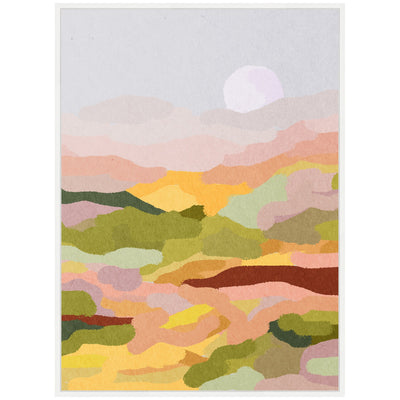 Sylvie Beautiful Landscape Framed Canvas by July Art Prints