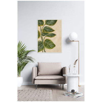 Sylvie Green Foliage Framed Canvas by Nikita Jariwala