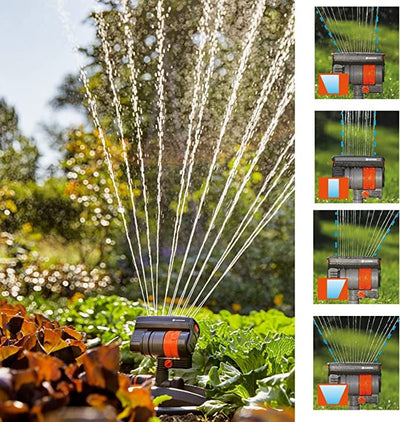 ZoomMaxx Oscillating Sprinkler On Weighted Sled Base w/Timer 2300 Sq. Ft. Coverage detail image - Resin Society