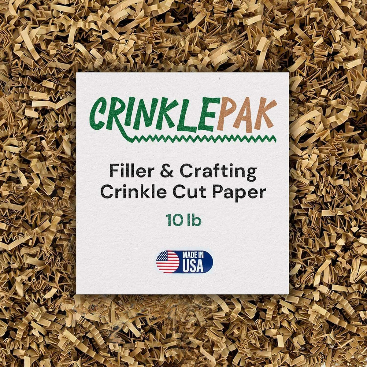 10 LB Kraft Crinkle Paper by CrinklePak - product image 2 for Resin Society