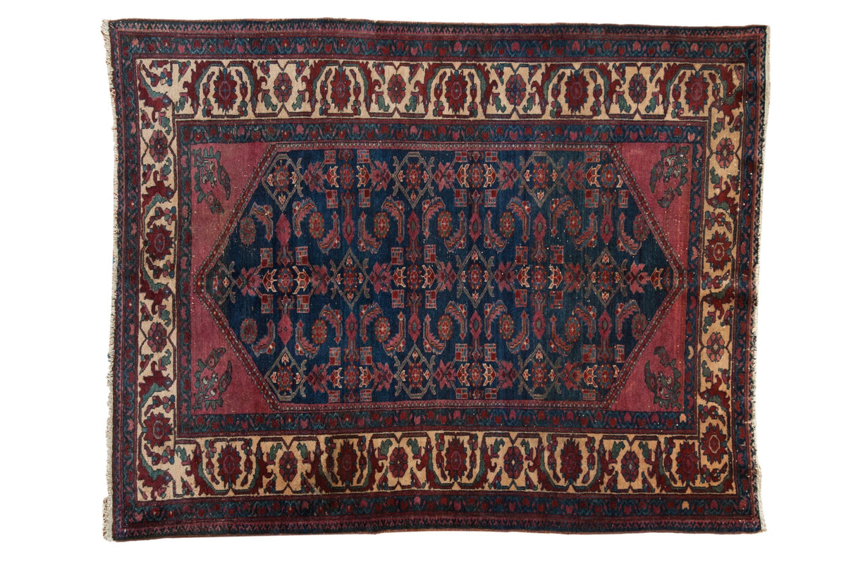 5x6 Vintage Lilihan Square Rug by Old New House® - main product image for Resin Society