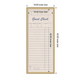 Rectangular framed fabric pinboard designed like a vintage guest check with 16x40 inch inner size and 18x42 inch wooden outer frame.