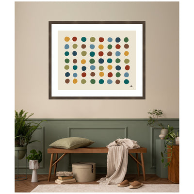 Meditation No.
3b by Kelly Knaga Framed Wall Art Print