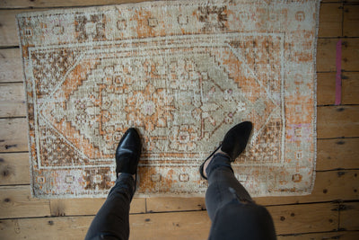2.5x4 Vintage Distressed Oushak Rug by Old New House® - product image 2 for Resin Society