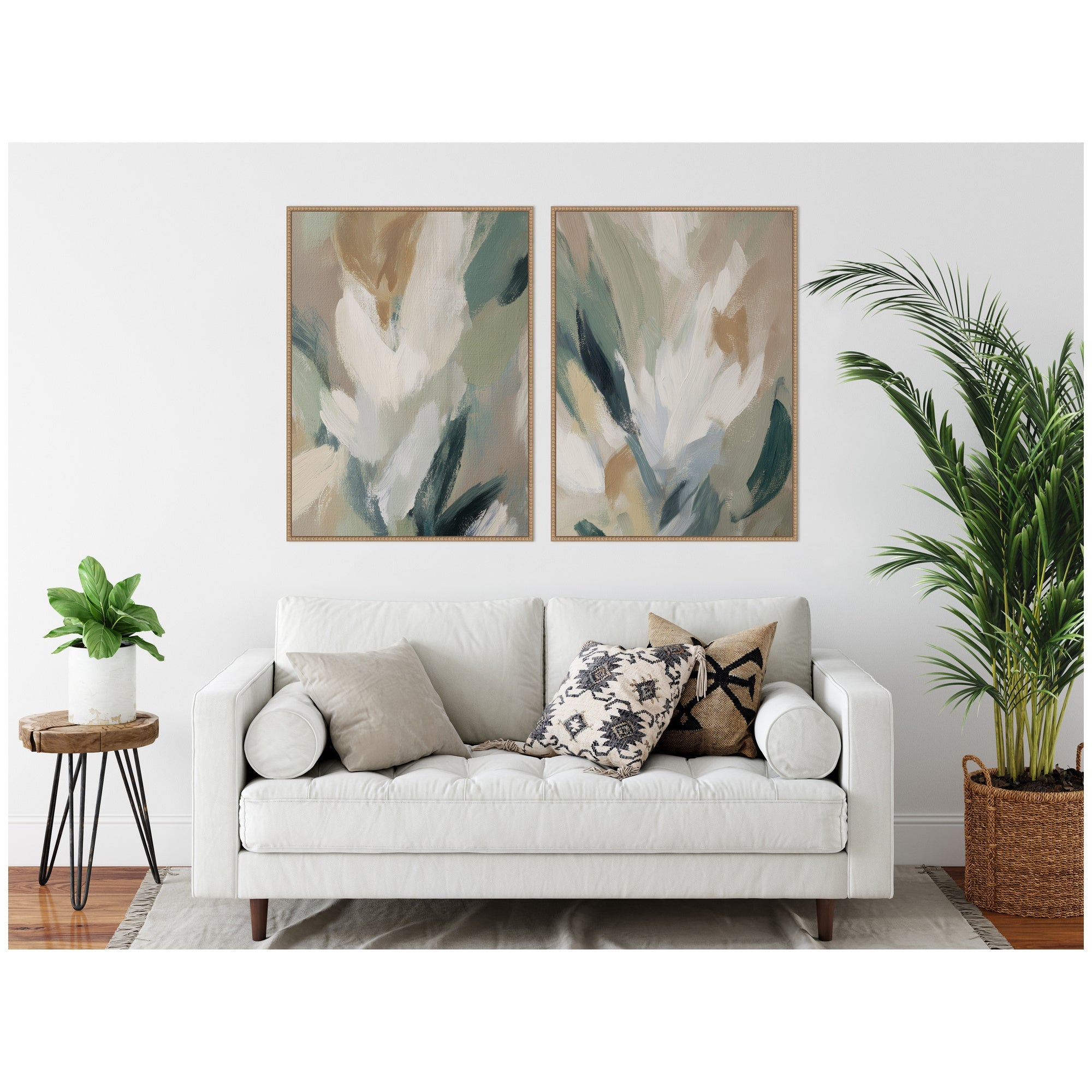 Plant Form No.
1 & No.
2 2 Piece Framed Canvas Wall Art Set by Amy Lighthall