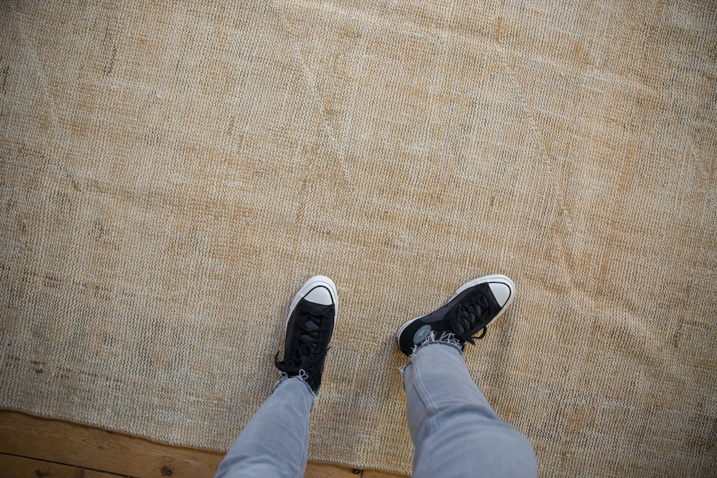 6.5x8.5 Vintage Distressed Oushak Carpet by Old New House® - product image 2 for Resin Society