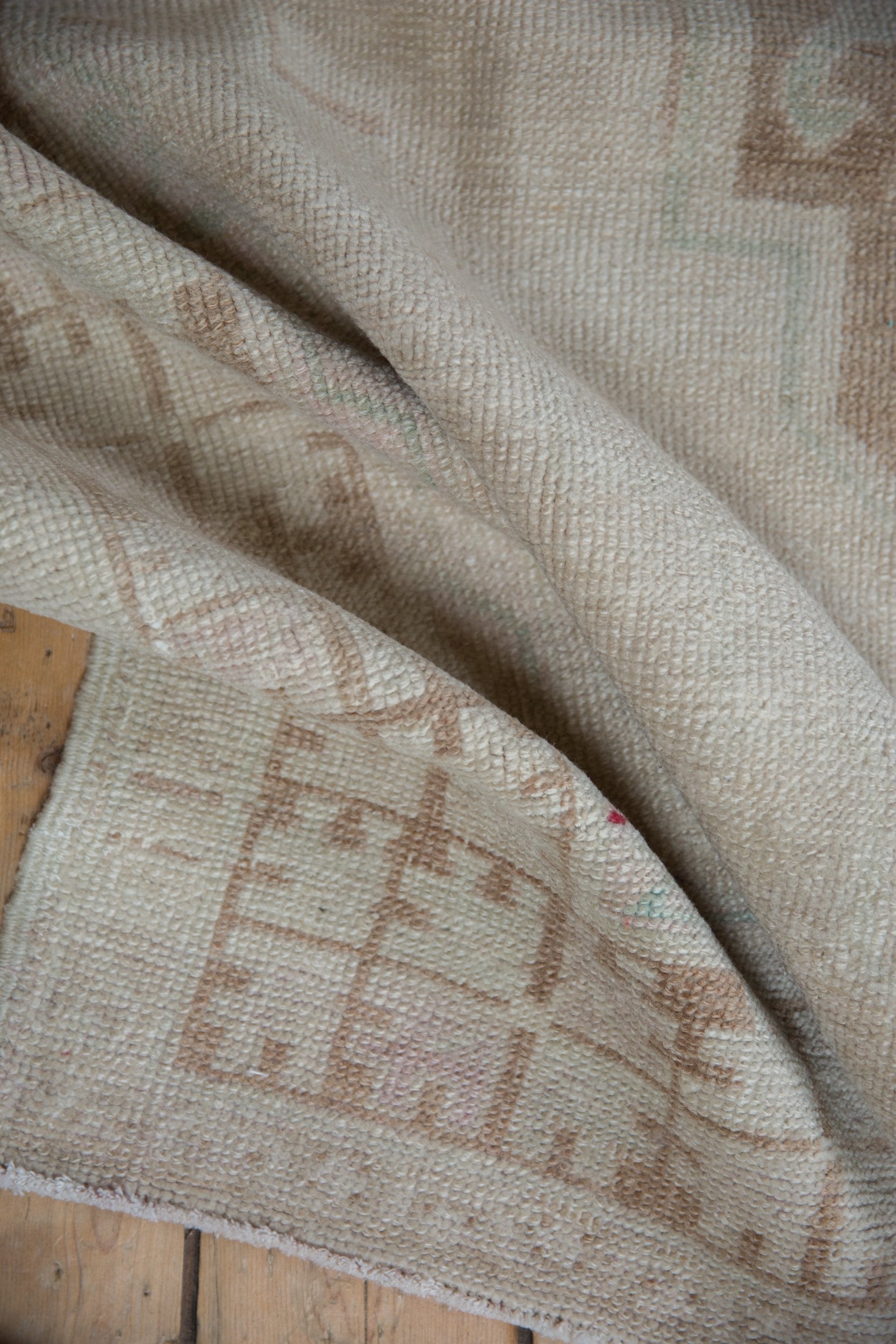 4.5x9.5 Vintage Distressed Oushak Rug Runner by Old New House® - product image 10 for Resin Society