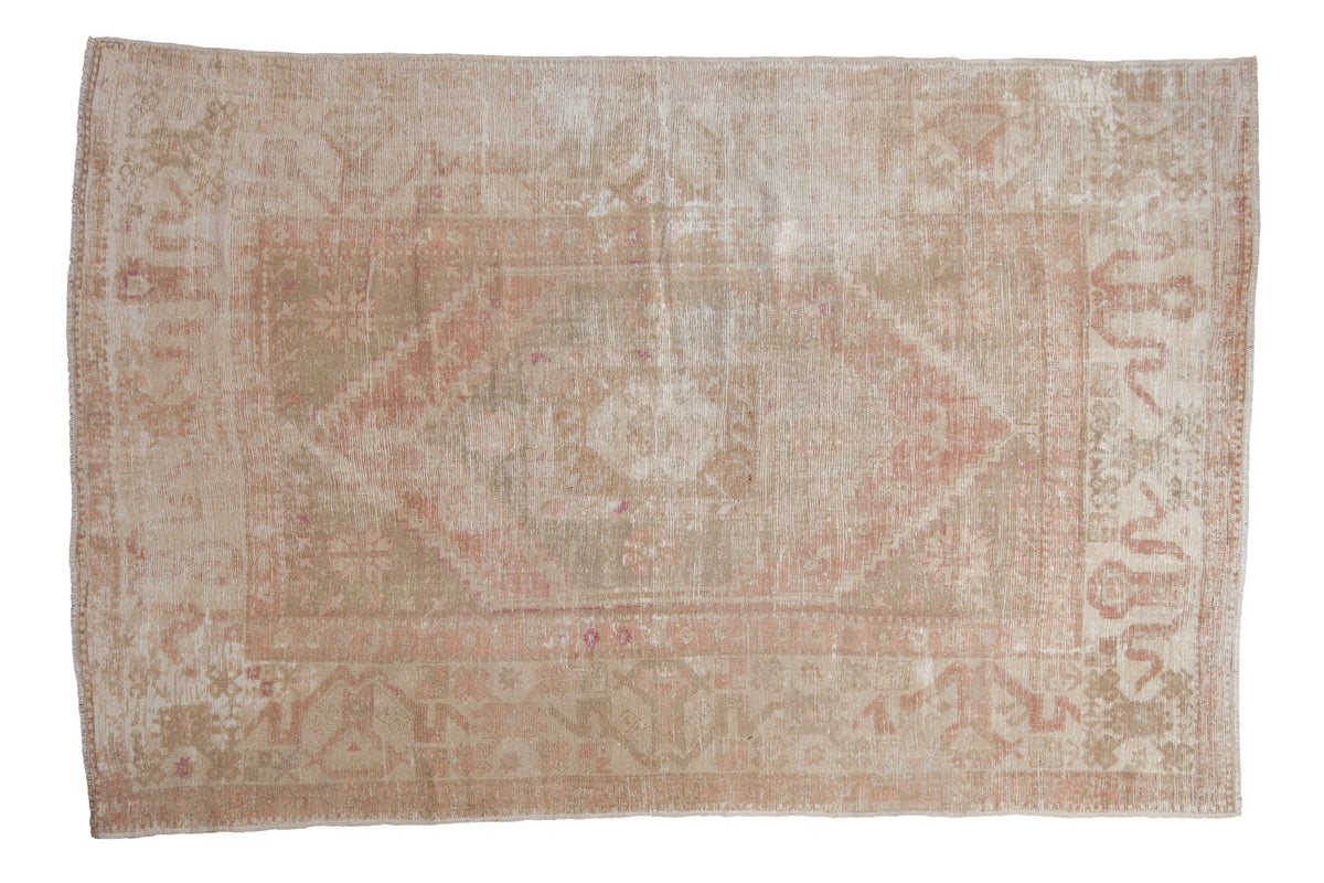 5.5x8.5 Vintage Distressed Oushak Carpet by Old New House® - main product image for Resin Society