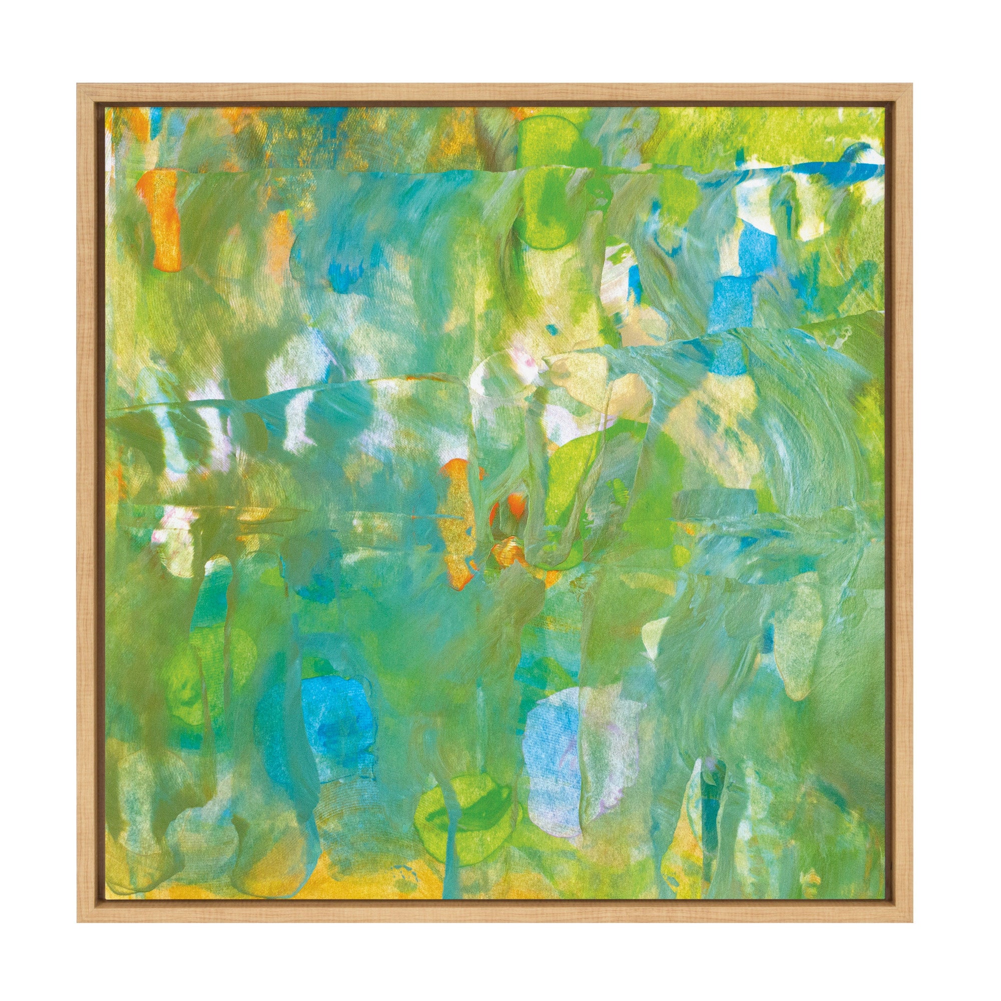 Sylvie Mango Framed Canvas by kateandlaurel - main product image for Resin Society