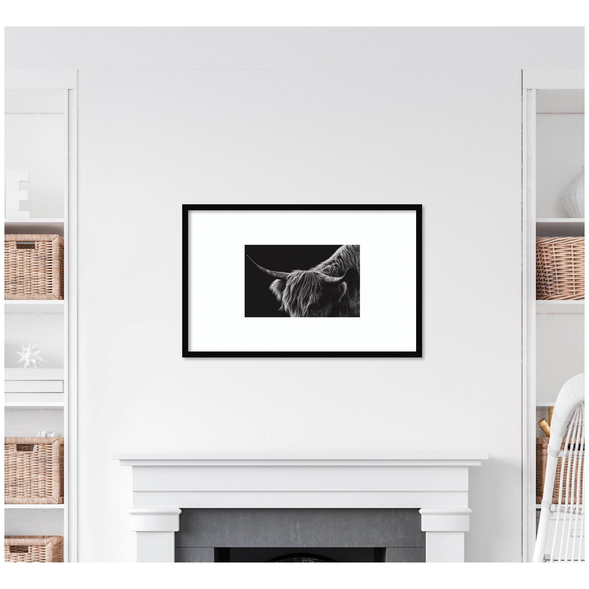 Scottish Highland No.
6 by Crystal Lynn Collins Framed Wall Art Print