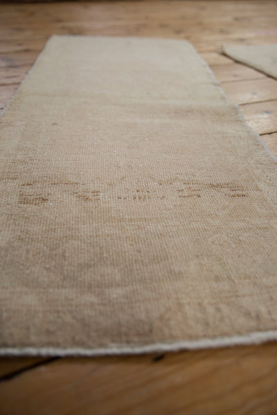 1.5x4 Vintage Distressed Oushak Rug Mat Runner