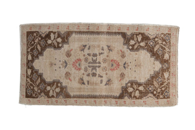 1.5x3 Vintage Distressed Oushak Rug Mat