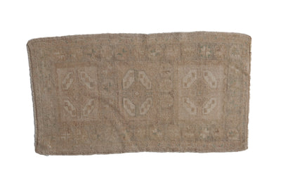 1.5x3 Vintage Distressed Oushak Rug Mat