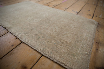 1.5x3 Vintage Distressed Oushak Rug Mat