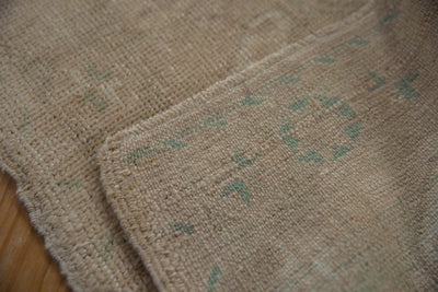 1.5x3 Vintage Distressed Oushak Rug Mat