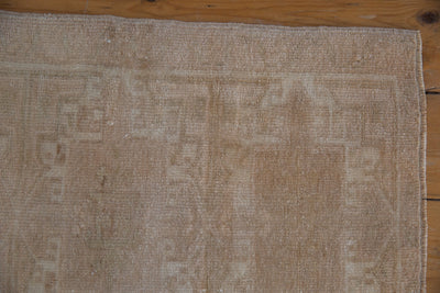 1.5x2.5 Vintage Distressed Oushak Rug Mat