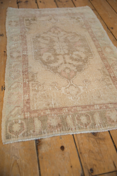 2x3.5 Vintage Distressed Oushak Rug by Old New House® - product image 4 for Resin Society