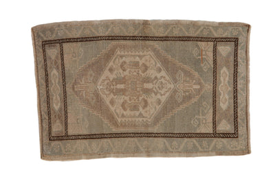 2x3 Vintage Distressed Oushak Rug Mat