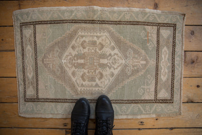 2x3 Vintage Distressed Oushak Rug Mat