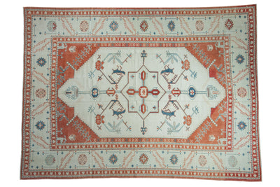 7.5x10 Vintage Distressed Oushak Carpet by Old New House® - main product image for Resin Society
