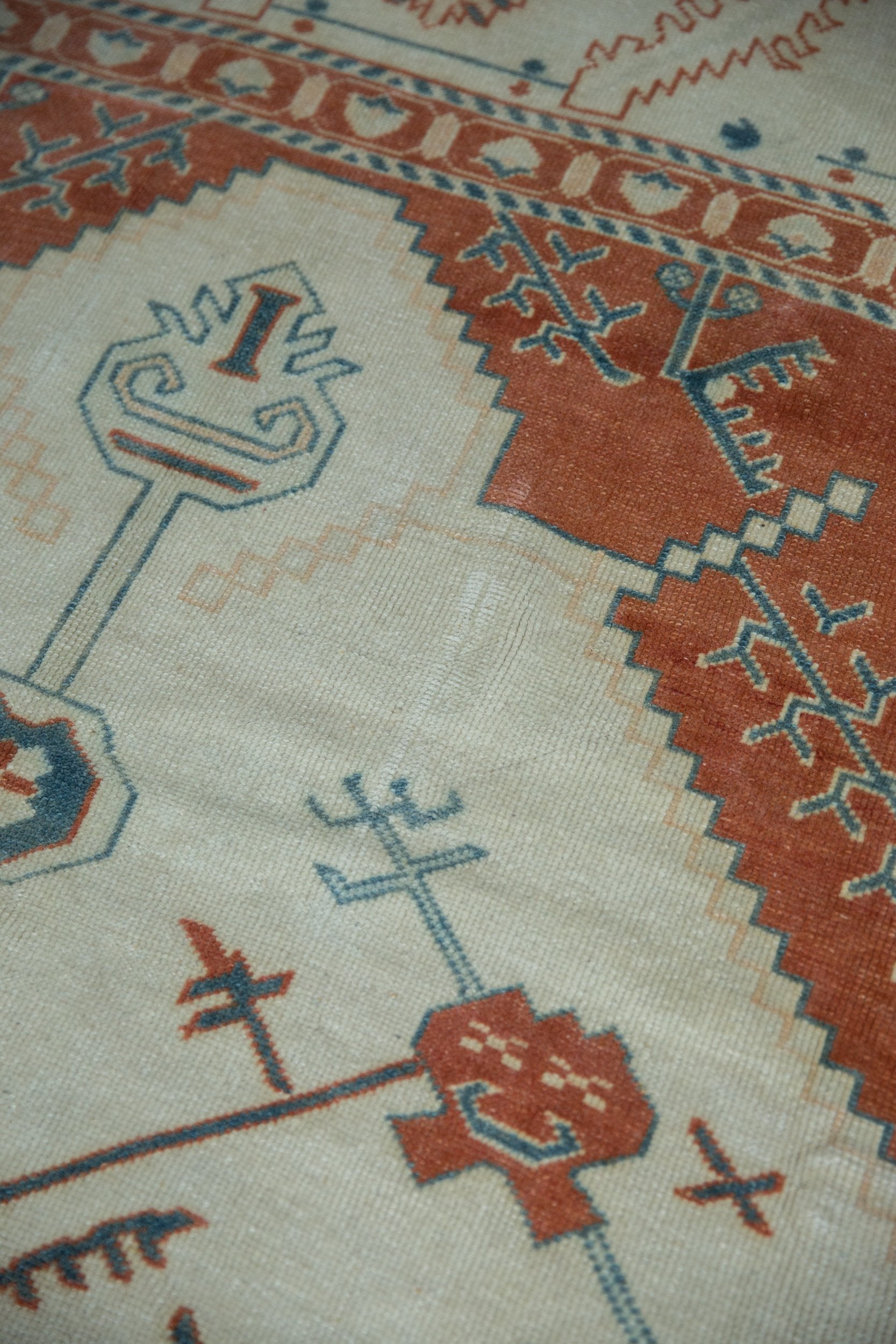 7.5x10 Vintage Distressed Oushak Carpet by Old New House® - product image 12 for Resin Society