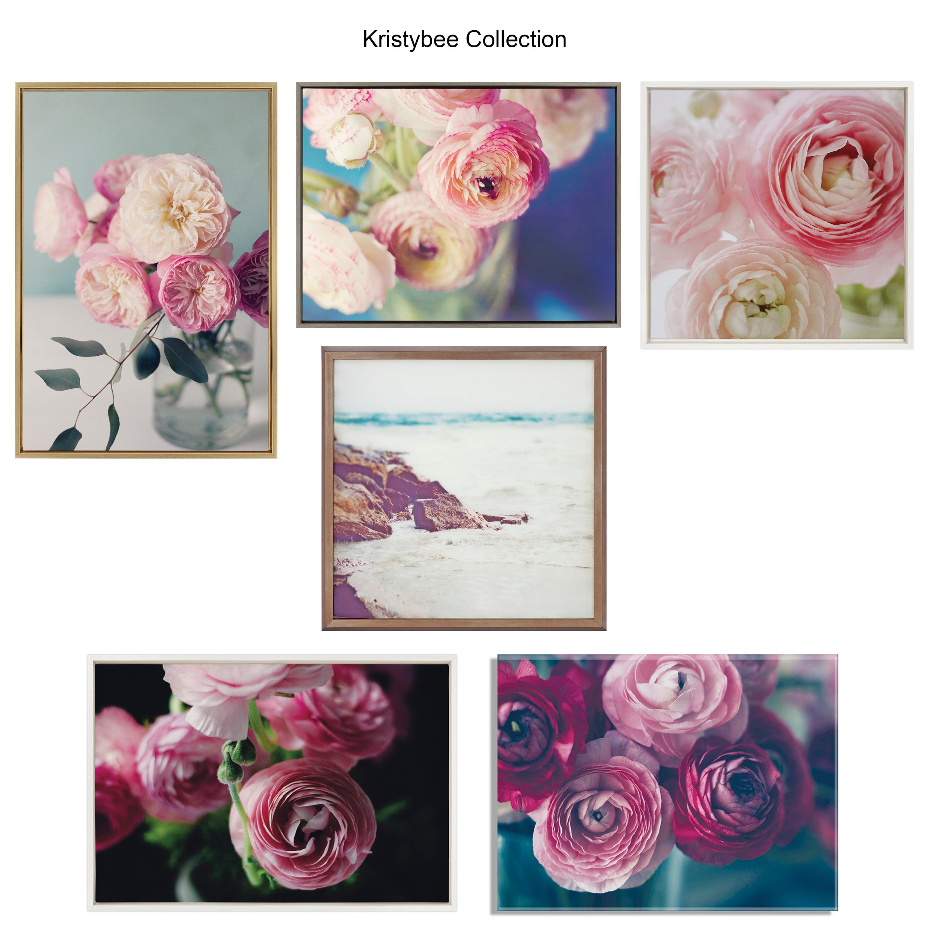 Sylvie Pink Dreams Framed Canvas by kateandlaurel - product image 6 for Resin Society