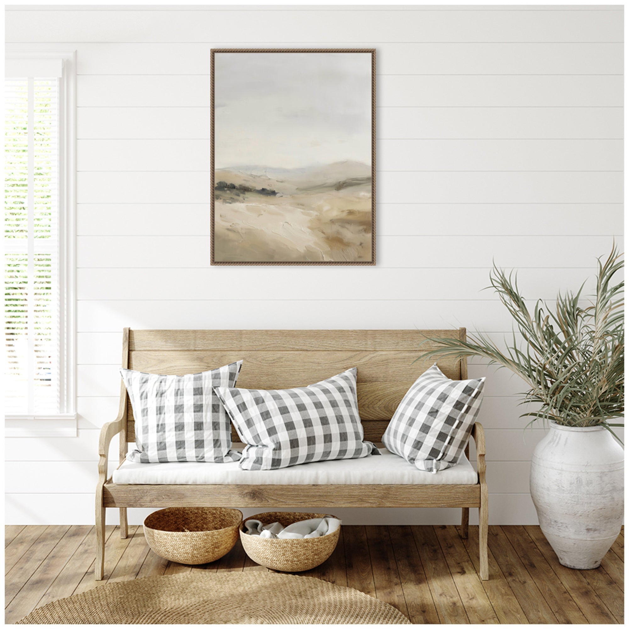 Fading Fields II by Amy Lighthall Framed Canvas Wall Art Print