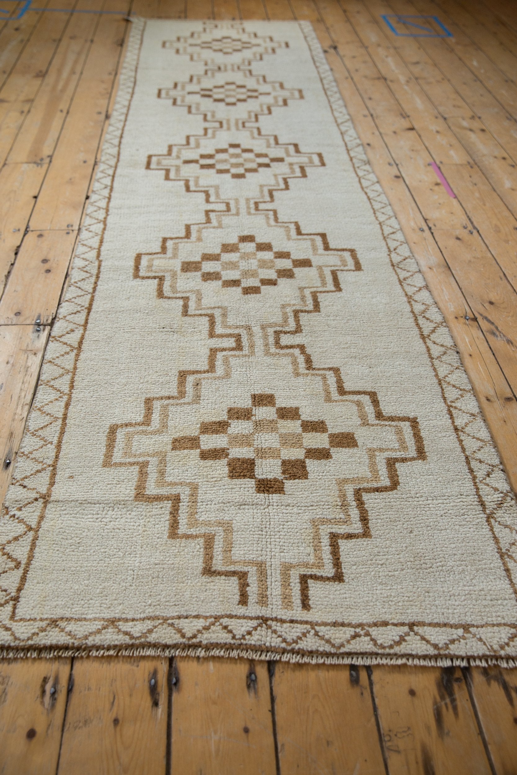 3x11 Vintage Distressed Kars Rug Runner by Old New House® - product image 4 for Resin Society