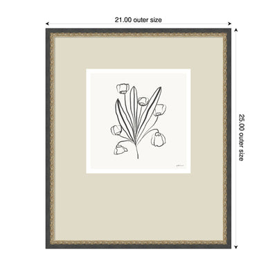 Floral Bouquet by Gabrielly Guedes Framed Wall Art Print