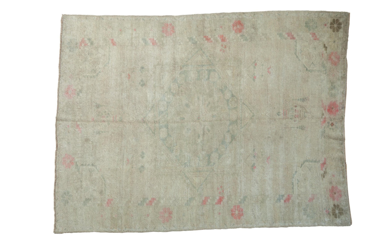 4.5x6 Vintage Distressed Oushak Rug by Old New House® - main product image for Resin Society