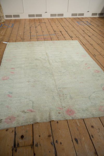 4.5x6 Vintage Distressed Oushak Rug by Old New House® - product image 6 for Resin Society