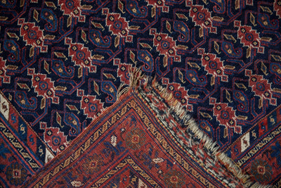 4x5.5 Antique Afshar Rug by Old New House® - product image 9 for Resin Society